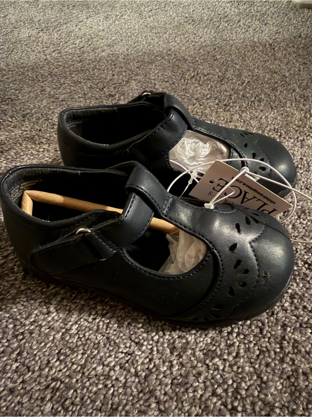 Classic Girls' Navy Mary Jane Shoes